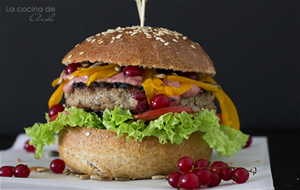 Hamburguesa De Cordero Y Grosellas Con Semillas - #lekueburger
