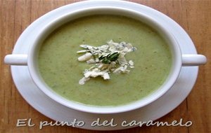 Crema De Brócoli Y Queso Azul