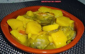 Patatas Con Alcachofas De Chispi
