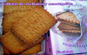 Galletas De Mantequilla Y Avellanas
