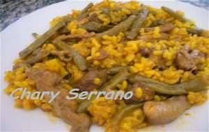 Arroz De Magro De Cerdo Y Asparragos
