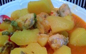 Guiso De Patatas Con Salmón
