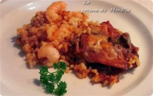 Arroz Con Pollo Y Gambas
