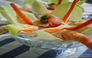 Cocktail De Pescado Y Langostinos

