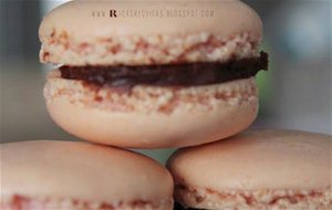 Macarons Con Ganache De Chocolate
