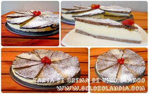 Tarta De Crema De Vino Blanco
