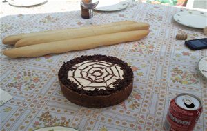 Tarta De Queso Fresco Y Chocolate
