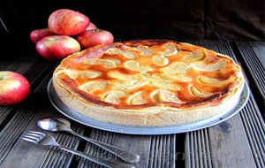 Tarta De Queso Y Manzana
