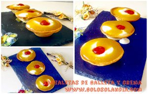 Tartaletas De Galleta Y Crema
