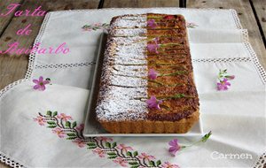 Tarta De Ruibarbo Y Yogur
