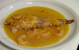 Rape Con Gambas Al Vapor