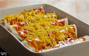 Enchiladas De Pollo, Receta Comida Mexicana
