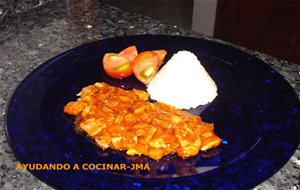 Pechuga De Pavo Con Salsa De Tomate
