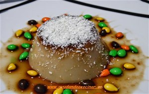 Flan De Bebida De Coco
