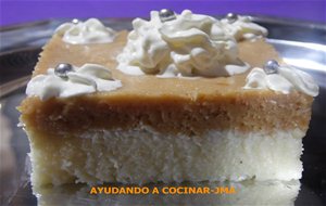 Mousse De Turrón Sobre Base De Coco
