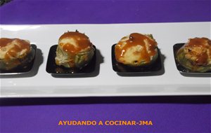 Alcachofas Rellenas De Gambas
