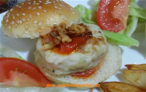 Minihamburguesas Caseras De Pollo
