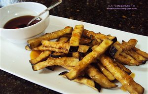 Berenjenas Fritas Con Miel
