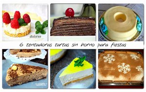 6 Tentadoras Tartas Sin Horno Para Fiestas
