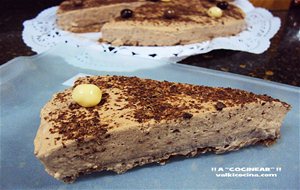 Tarta Fría De Chocolate: Trufa-stracciatella
