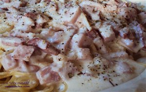 Espaguetis Carbonara ( Con Nata )
