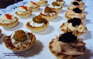 Mini Tartaletas De Aperitivo Variadas
