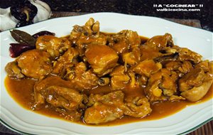 Pollo De Corral En Salsa ( Guisado En Olla Rápida )
