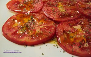 Tomate "aliñao"
