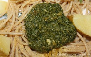 Espaguetis Al Pesto