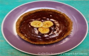 Pastel De Chocolate Y Plátano vegano