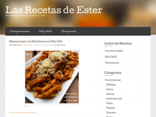 Las Recetas De Ester - Recopilación De Recetas De Aqui Y Allá