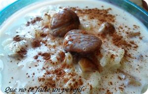 Arroz Con Leche Y Castañas
