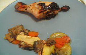 Pollo Con Manzana Al Horno