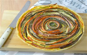 Quiche De Verduras En Espiral.
