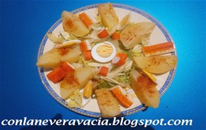 Ensalada De Patatas Surimi Y Huevo Duro
