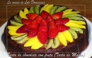 Tarta De Chocolate Con Fruta (tarta De Mama)
