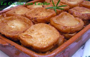 Torrijas De Vino Y Huevo
