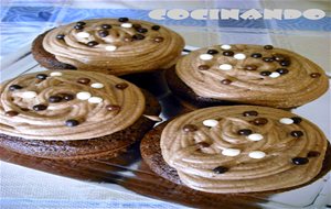 Bizcochitos De Chocolate Con Crema De Nocilla
