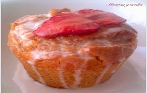 Muffins De Fresa Y Mandarinas Sin Gluten
