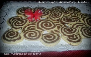 Galletas Espiral De Vainilla Y Chocolate
