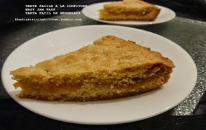 Tarte Facile À La Confiture / Easy Jam Tart / Tarta Fácil De Mermelada
