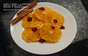 Salade D&#8217;orange À La Marocaine / Moroccan Orange Salad / Ensalada De Naranja Marroqui
