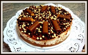 Tarta Mousse De Chocolate Y Dulce De Leche