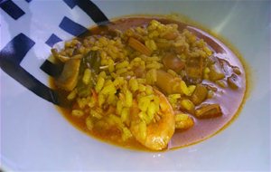 Arroz Caldoso De Marisco Y Ajos Tiernos (muy Fácil)
