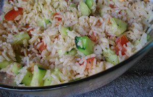 Ensalada De Arroz Basmati Con Hierbabuena
