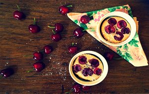 Paseando Por Les Champs Elysées: Clafoutis De Cerezas [clafoutis Aux Cerises]