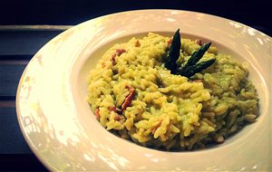 Risotto De Ibérico Y Trigueros Al Limón