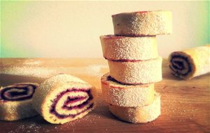 Swiss Roll De Arándanos