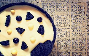 Tarta De Chocolate Blanco Y Mascarpone Con Base De Oreo