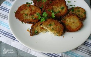 Emparedados De Berenjena Con Queso De Cabra
